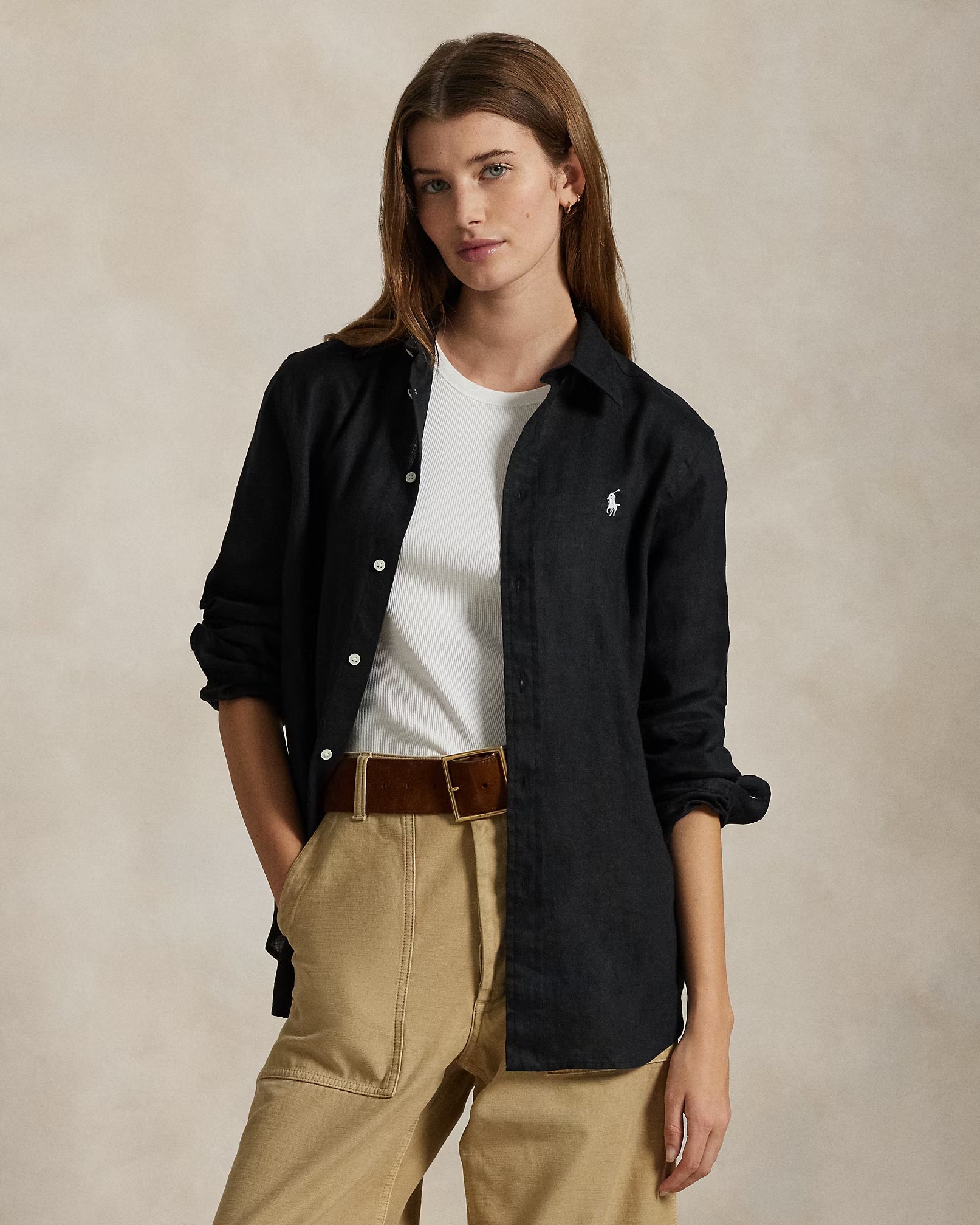 RL Shirt | Classic Fit Linen Shirt
